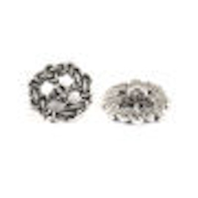 Knapp 17mm-Antik Silver keltiskt knut kors