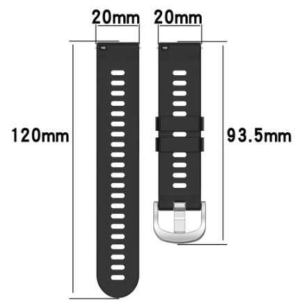 Quick release i 18/20/22MM  til Garmin Venu, Vivoactive, Vivomove mfl.