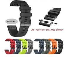 Solide QuickFit-reimer til din Garmin klokke!