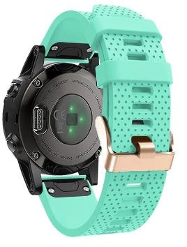 Rose gold silikonreimer til Fenix 5s, 5sPlus, 6s, 6sPro, 7s, 7sPro, D2 Delta S