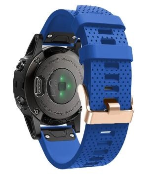 Rose gold silikonreimer til Fenix 5s, 5sPlus, 6s, 6sPro, 7s, 7sPro, D2 Delta S