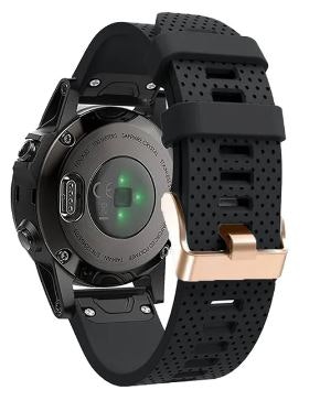 Rose gold silikonreimer til Fenix 5s, 5sPlus, 6s, 6sPro, 7s, 7sPro, D2 Delta S