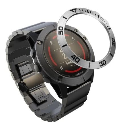 Bezel ring i rustfritt stål til Fenix 3 3HR 5X 5Xpluss