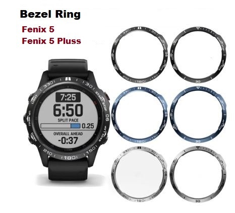 Bezel-ring i rustfritt stål til Fenix 5 - 5 Pluss