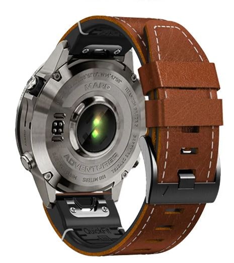 Ny modell! Skinnreim i 22 og 26mm Fenix 3/HR 5 5 pluss 6 6X Pro 7 7X Pro
