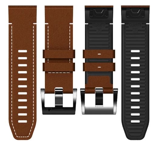 Ny modell! Skinnreim i 22 og 26mm Fenix 3/HR 5 5 pluss 6 6X Pro 7 7X Pro