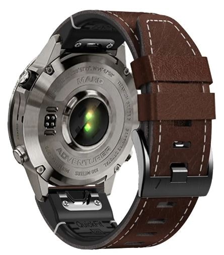 Ny modell! Skinnreim i 22 og 26mm Fenix 3/HR 5 5 pluss 6 6X Pro 7 7X Pro