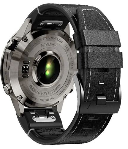 Ny modell! Skinnreim i 22 og 26mm Fenix 3/HR 5 5 pluss 6 6X Pro 7 7X Pro