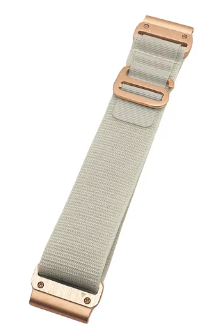 Premium nylonreimer m/ Rose Gold spenne til Fenix 5s, 6s Pro, 7s Pro, Delta S, Instinct 2s