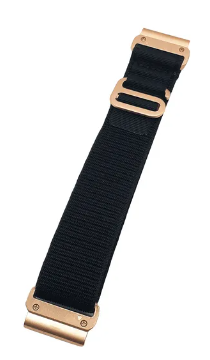 Premium nylonreimer m/ Rose Gold spenne til Fenix 5s, 6s Pro, 7s Pro, Delta S, Instinct 2s