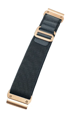 Premium nylonreimer m/ Rose Gold spenne til Fenix 5s, 6s Pro, 7s Pro, Delta S, Instinct 2s