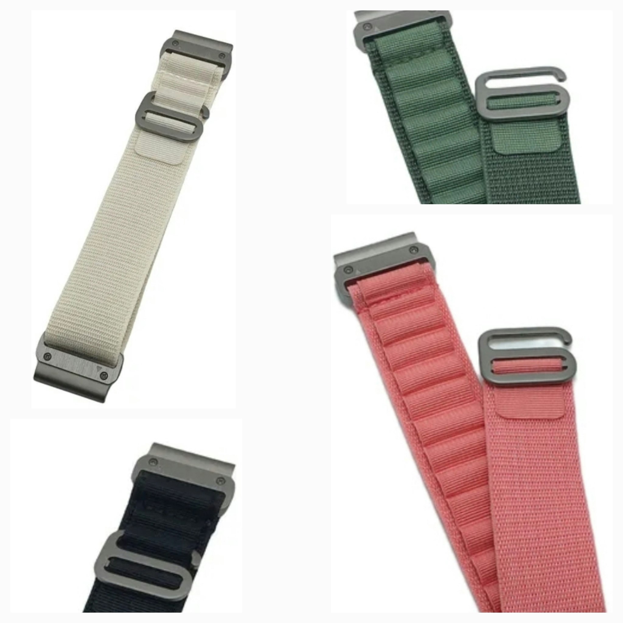 Premium Nylonreimer  til Fenix 5s, 6s Pro, 7s Pro, Delta S, Instinct 2s