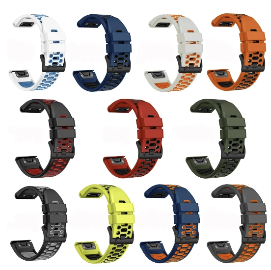 Nyhet! Oppgrader klokken din med Quickfit silikonreimer 22 /26mm