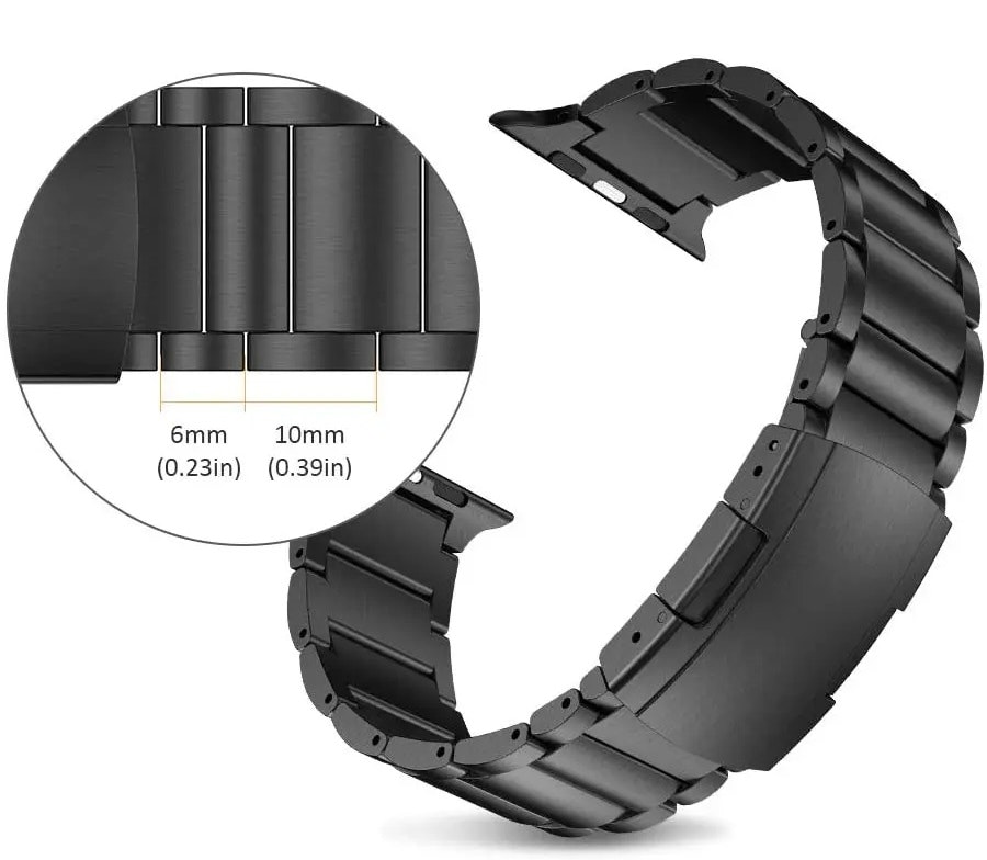 Eksklusive titanium-lenker til Apple Watch