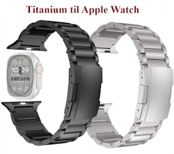 Eksklusive titanium-lenker til Apple Watch