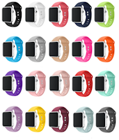 Silikonreimer til Applewatch - livlige farger (42 44 45 49mm)