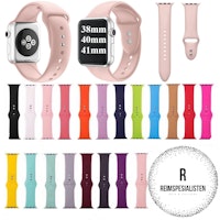 Silikonreimer til Applewatch - livlige farger (38 40 41mm)
