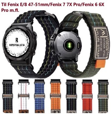 Nyhet! Premium sports nylonreimer til Garmin - Outdoor Sport Adventure