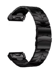 Stållenke i 20/22/26mm til din Garmin klokke - Spennende design