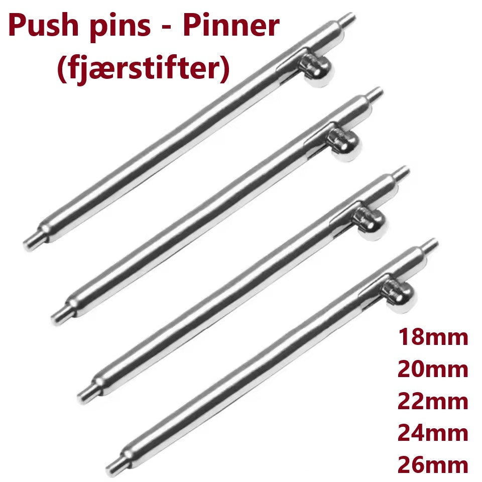 Fjærstang - pinner med hurtigutløsning (Quick Realease)