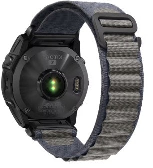 Myke og komfortable nylonreimer i 20, 22 og 26mm med Quickfit!