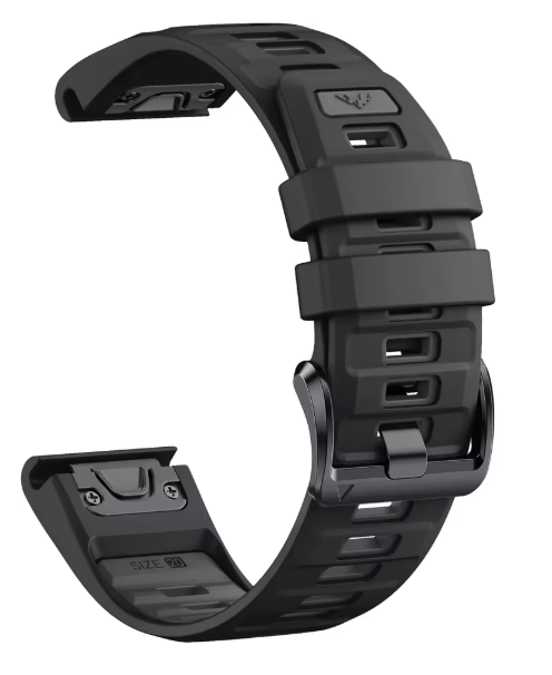 Nyhet! Silokonreimer i 20mm til Garmin – Perfekt til din Fenix 8-43mm/7s/6s/5s Plus m.fl