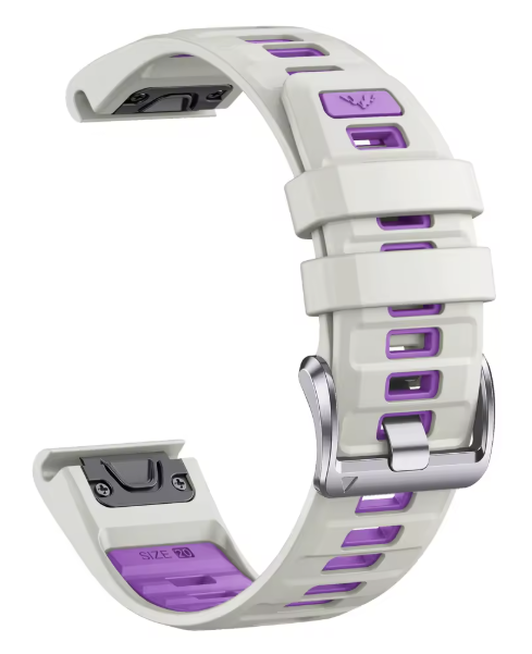Nyhet! Silokonreimer i 20mm til Garmin – Perfekt til din Fenix 8-43mm/7s/6s/5s Plus m.fl