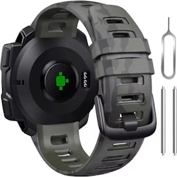 Camouflage-reimer til Garmin Instinct – Komfort, stil og holdbarhet!