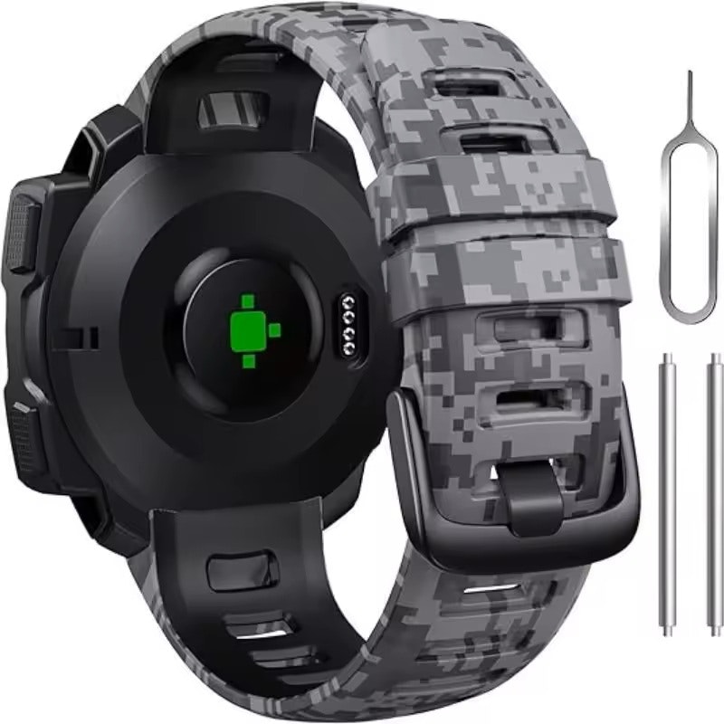 Camouflage-reimer til Garmin Instinct – Komfort, stil og holdbarhet!