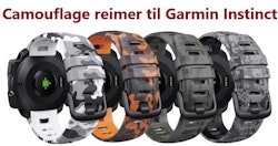Camouflage-reimer til Garmin Instinct – Komfort, stil og holdbarhet!