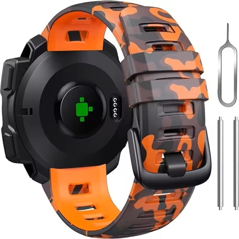 Camouflage-reimer til Garmin Instinct – Komfort, stil og holdbarhet!