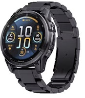 Titaniumlenke til Garmin Fenix, 3, 5/5X, 6/6X, 7/7X/7Pro, Forerunner +++