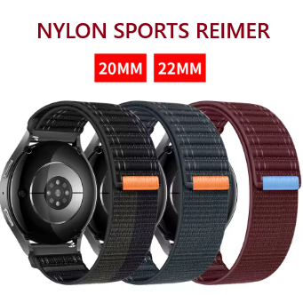 Sporty stil og komfort hele veien! - Nylonreimer i 20 og 22mm!