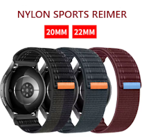 Sporty stil og komfort hele veien! - Nylonreimer i 20 og 22mm!