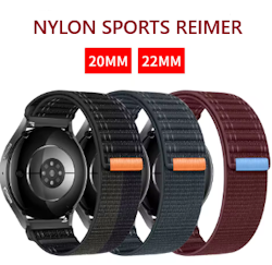 Sporty stil og komfort hele veien! - Nylonreimer i 20 og 22mm!