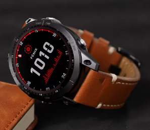 100% håndlagde skinnreim til Garmin-klokker i 22 og 26mm Quickfit