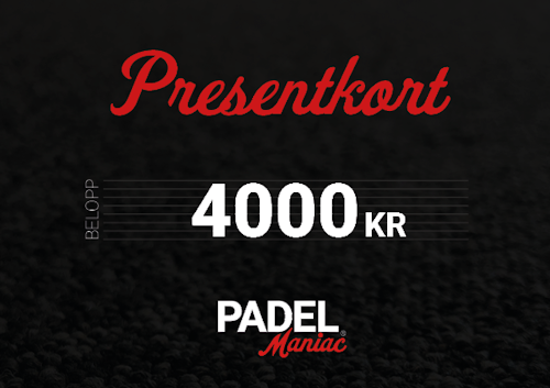 Presentkort - 4000 kr