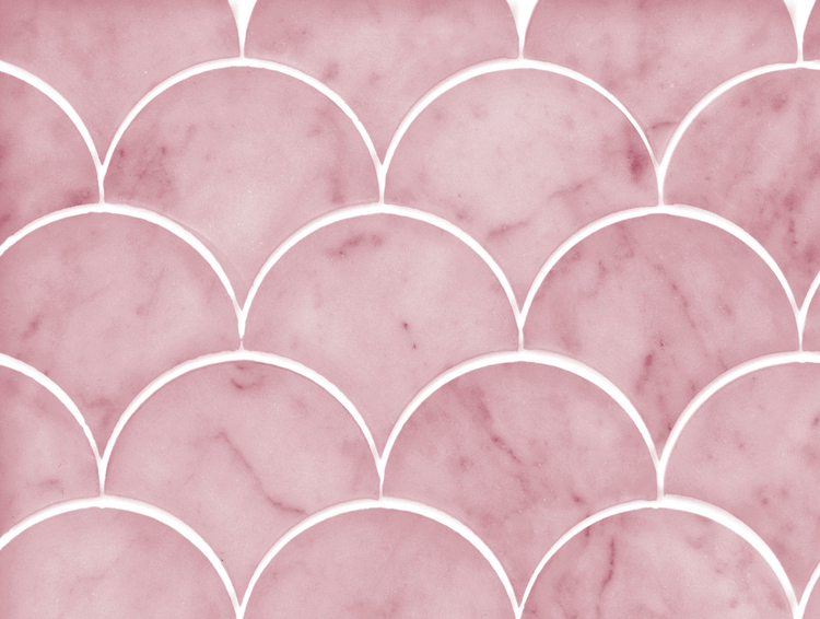Fishscale Marble Rose