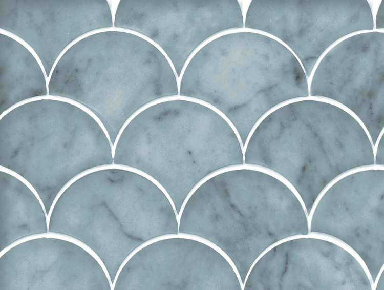 Fishscale Marble - Touch of green
