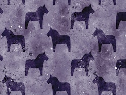 Akvarellhästar - Violett