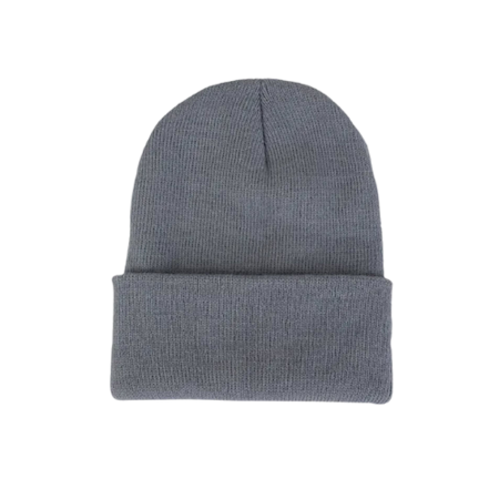 Beanie Mørk Grå Lue