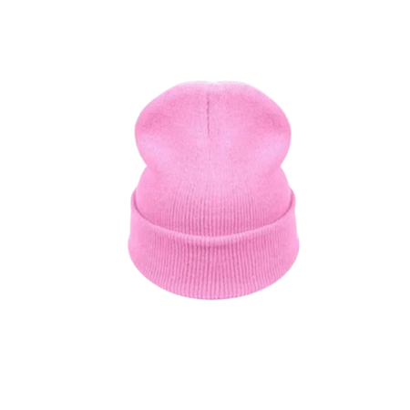 Beanie Rosa Strikket Lue