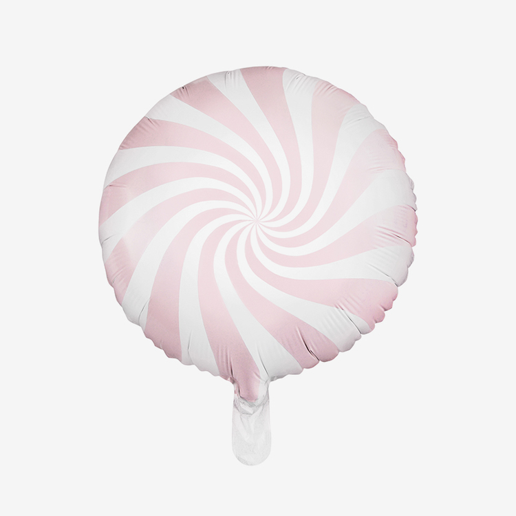 Ballongpost - Folieballong - Candy - Puderrosa