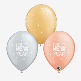 Heliumfylld ballongbukett - New Year Sparkle