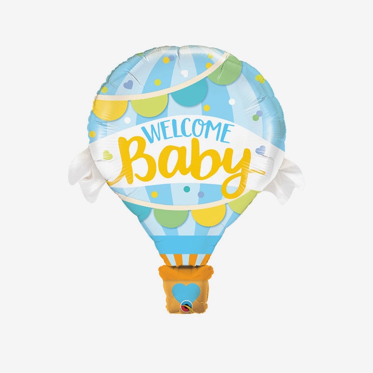 Folieballong - Luftballong Blue Babyshower
