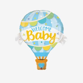Folieballong - Luftballong Blue Babyshower