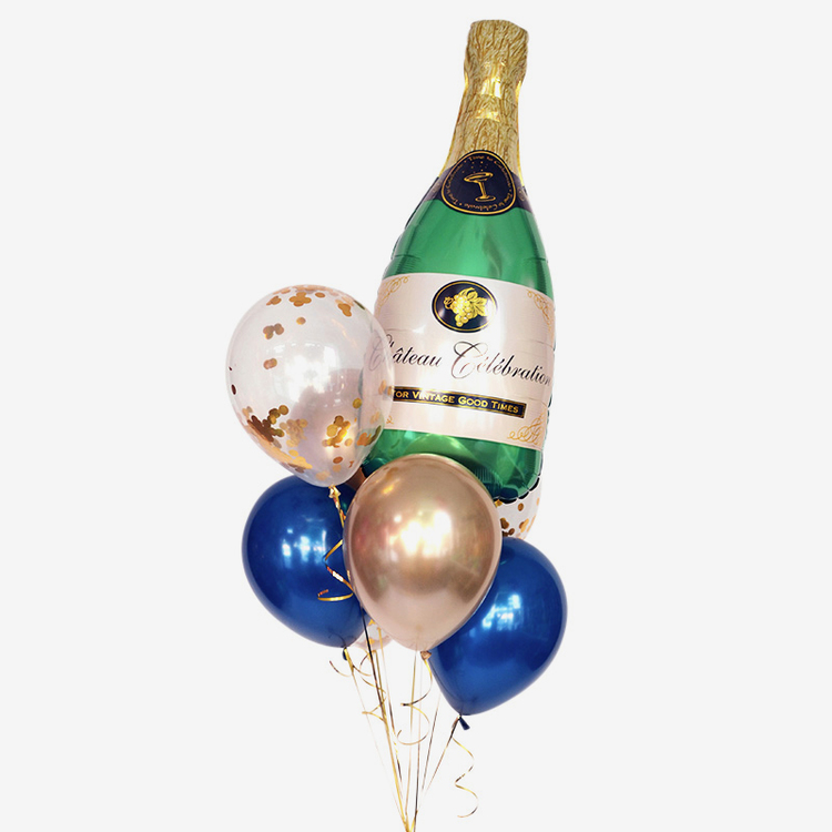 Ballongbukett - Champagne Bubbles