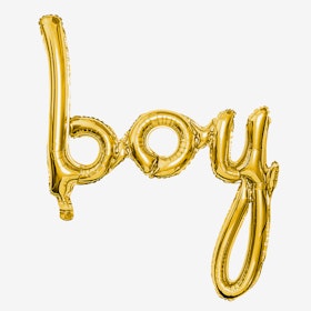 Folieballong - Boy - Guld