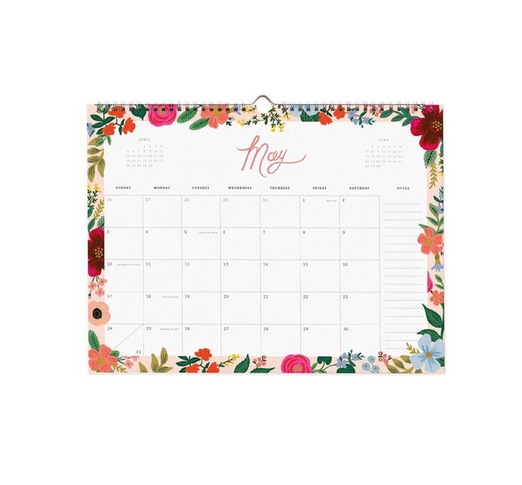 Väggkalender - 2020 Wild Rose - Rosa