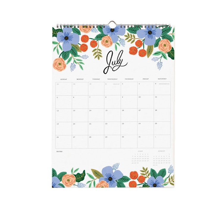 Väggkalender - 2020 Garden Blooms